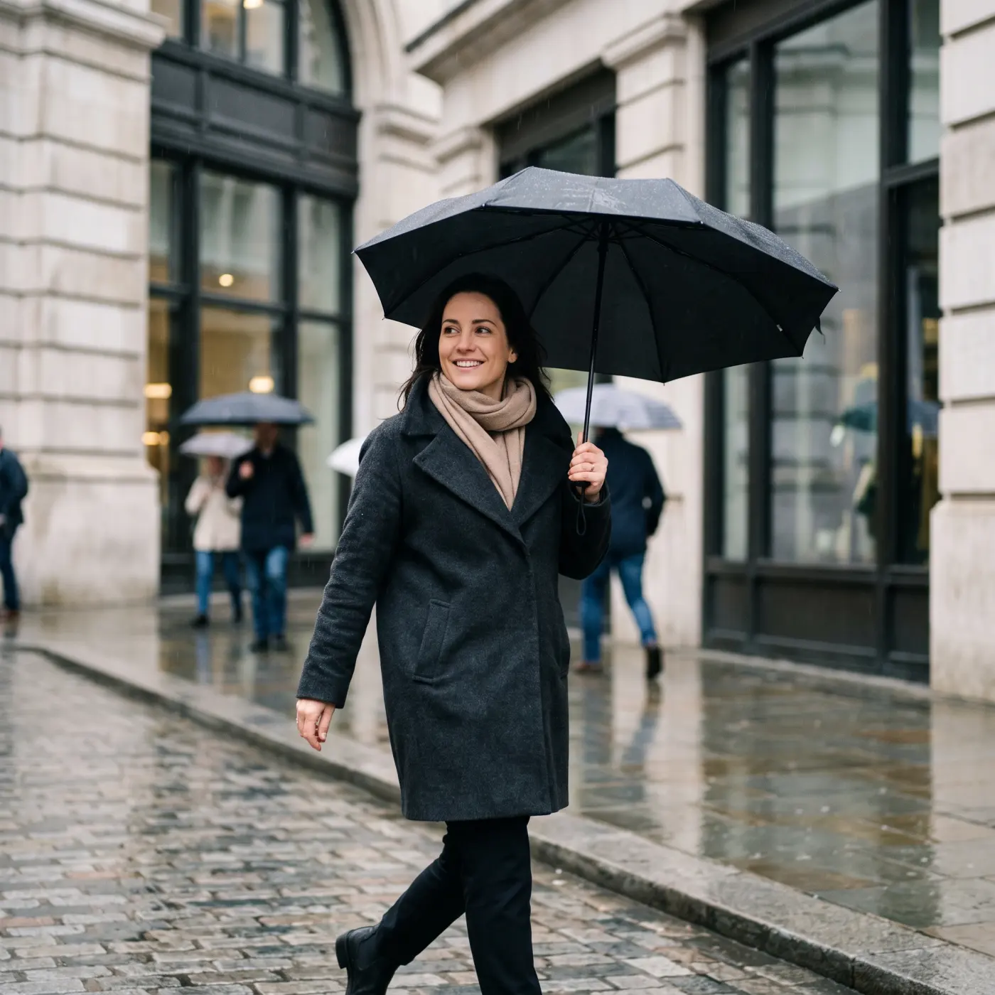 Guarda-chuva e chuva
