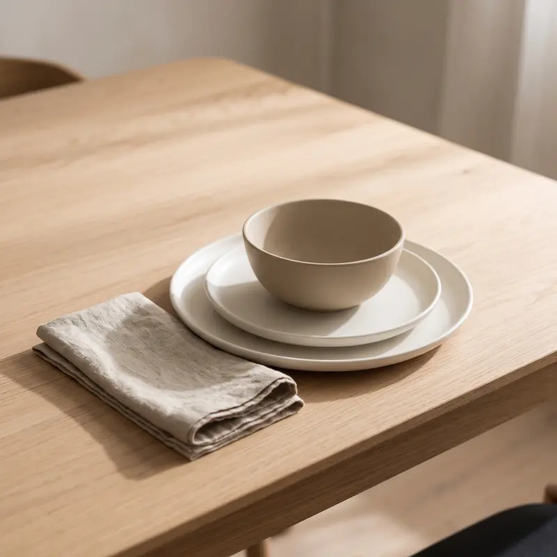 Louça e utensílios de mesa
