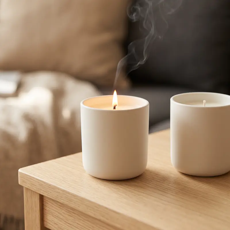 Velas e aromas